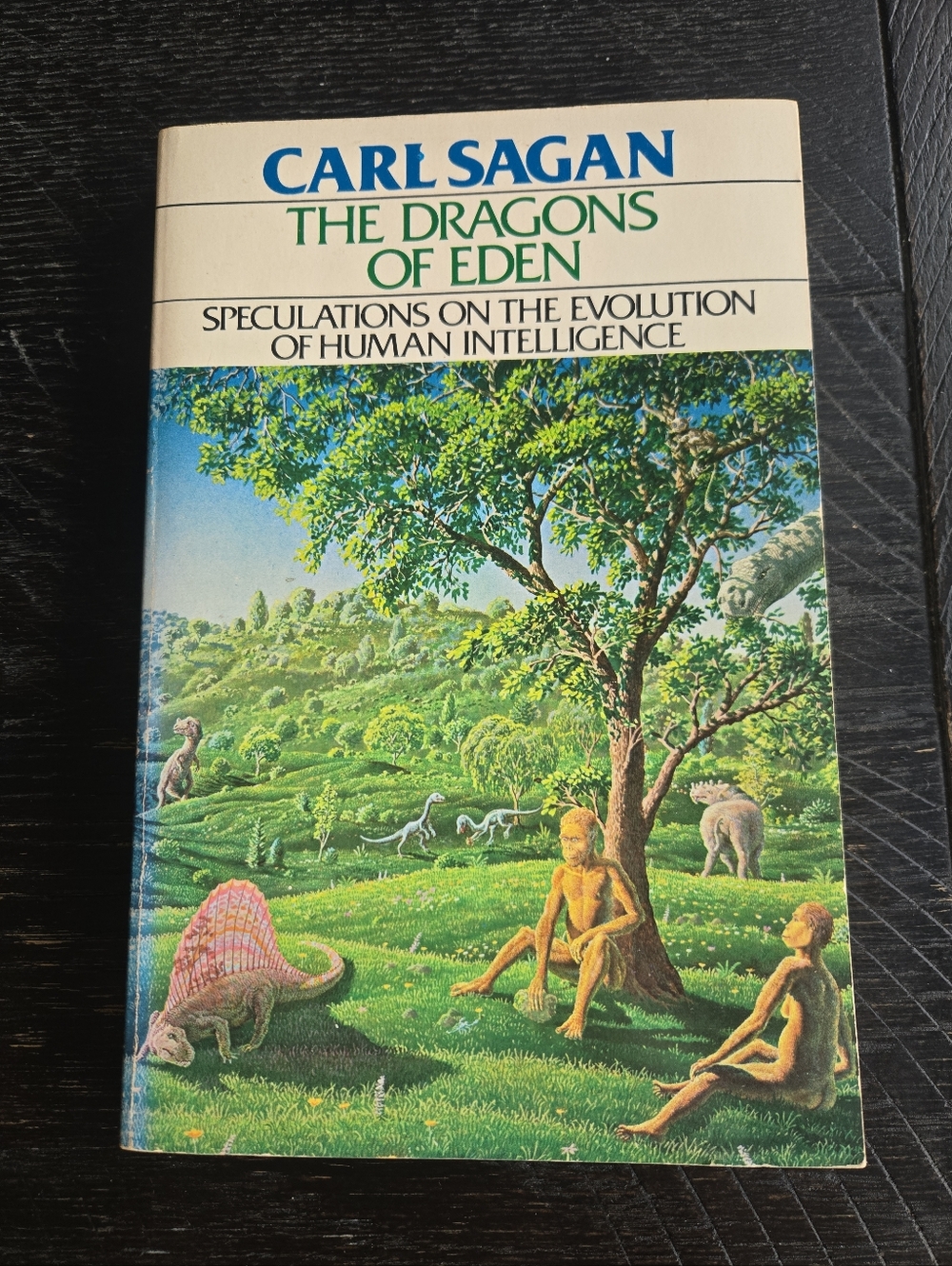 Carl Sagan Dragons of Eden 1977 Vintage Paperback Softcover